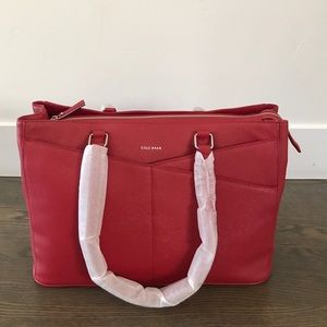 Cole Haan Large Red Business Tote