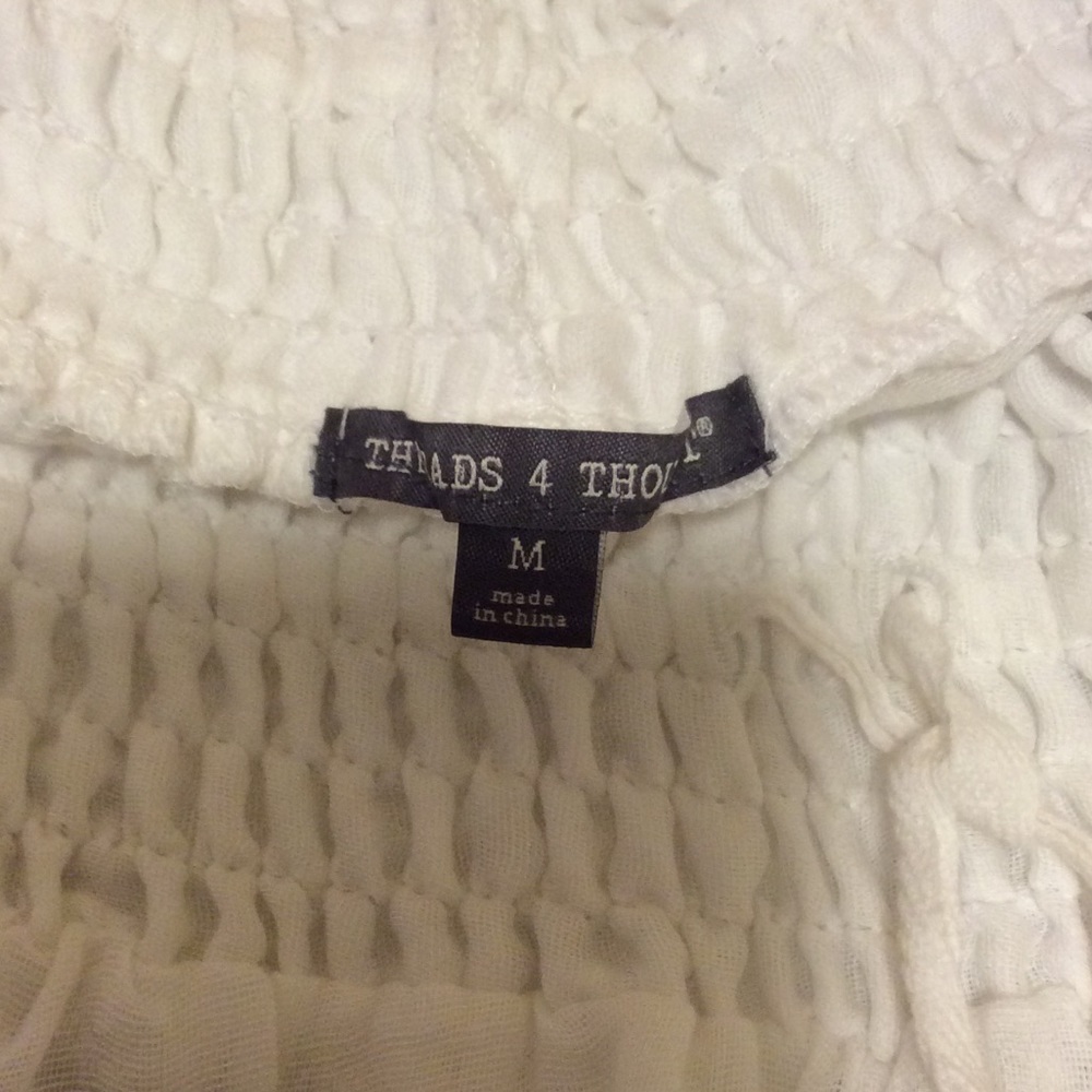Threads 4 Thought pants -size M -green & white - Picture 3 of 3