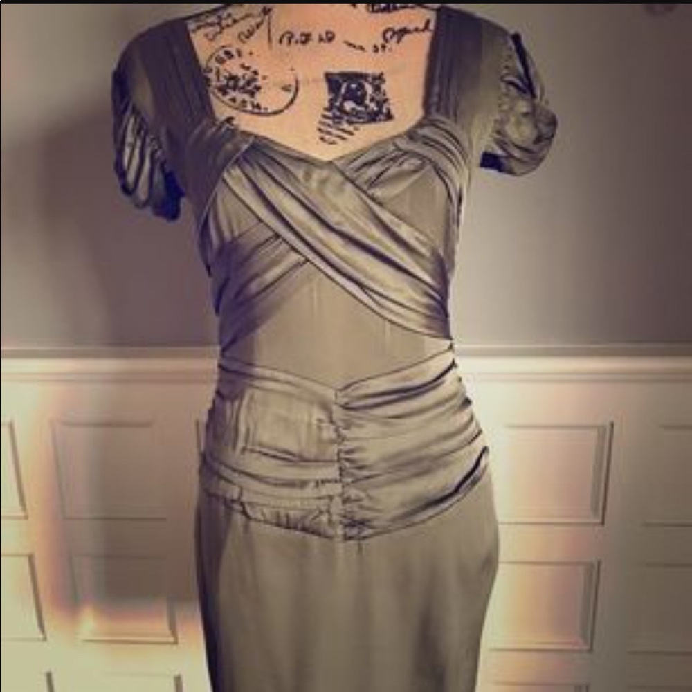 Bebe green dress