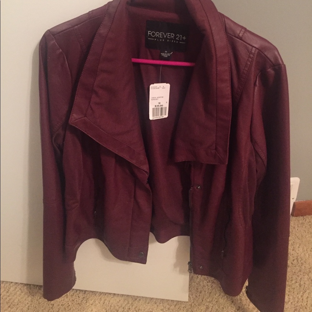 Burgandy Moro jacket