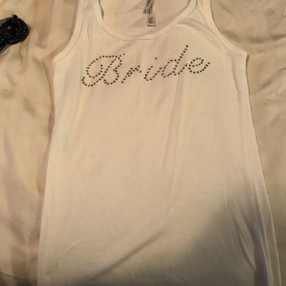 White bride tank top - Picture 1 of 1