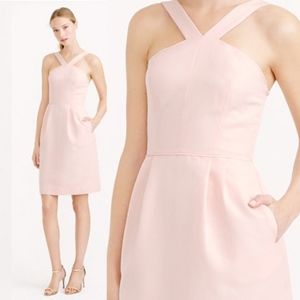 J. Crew Lexie Classic Faille Dress Pink