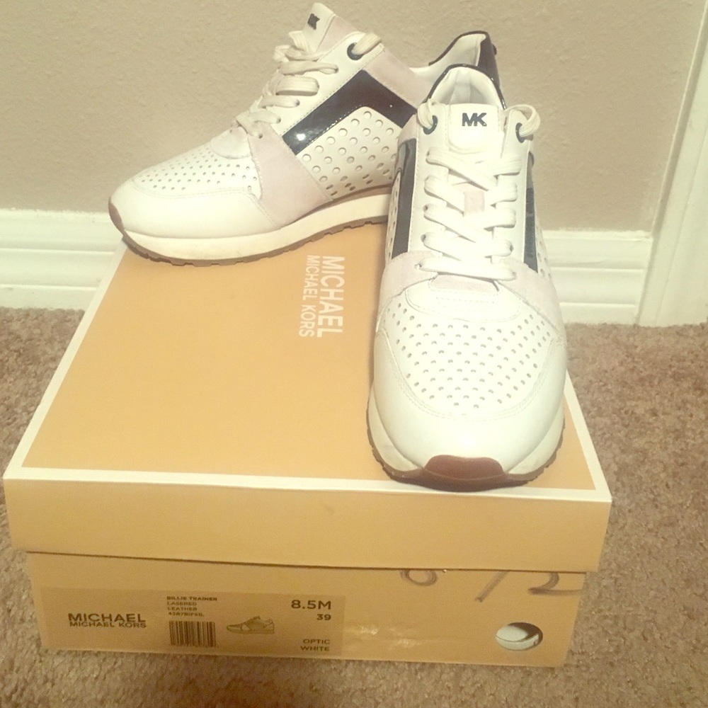 Michael Kors Leather Billie Trainer