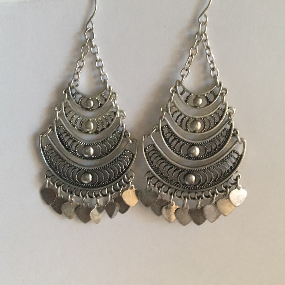 ❤️✅Silver dangle Earrings