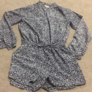 Michael kors romper size small black and white