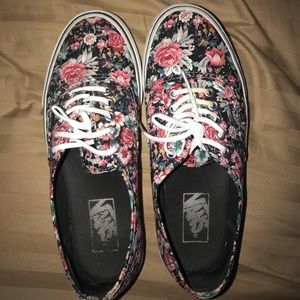 Floral Vans