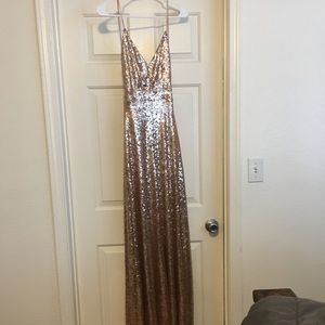 Golden Sequin dress