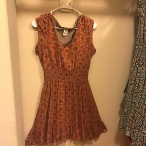 Orange dress