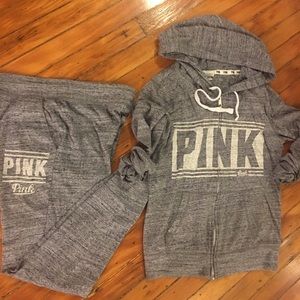 Victoria's Secret PINK Lightweight Hoodie & Jogger