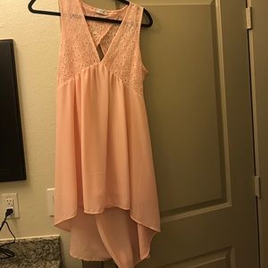 Baby pink dress
