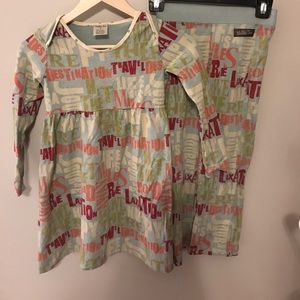 Matilda Jane dress and pants outfit