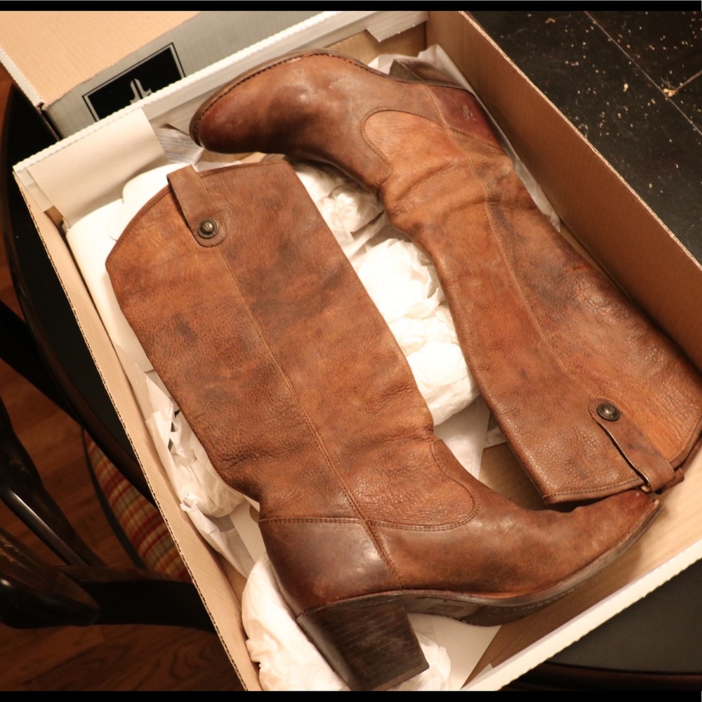 Frye Brown Leather Boots