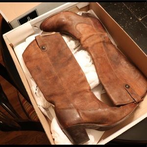 Frye Brown Leather Boots