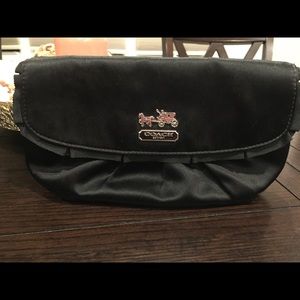 Small Black Coach Clutch