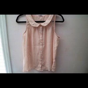 Light pink collared dressing shirt