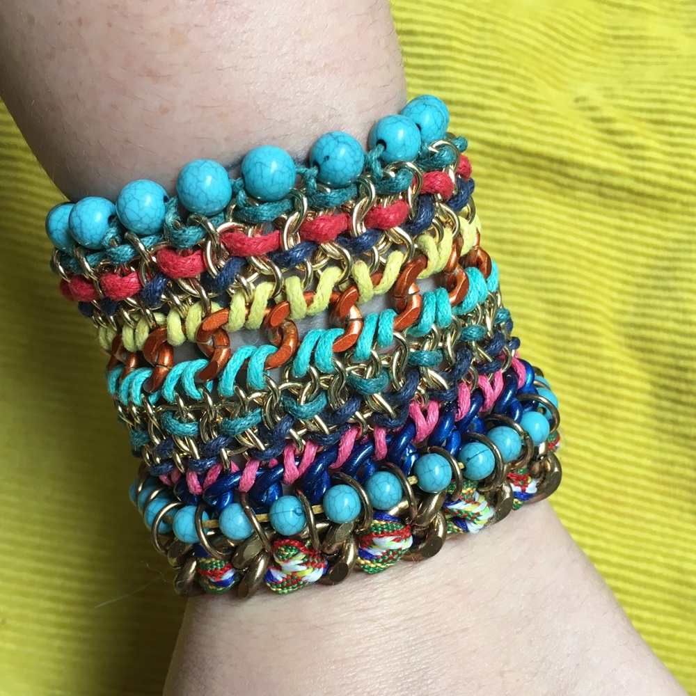 Free people beaded bracelet