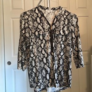 Black and white Blouse