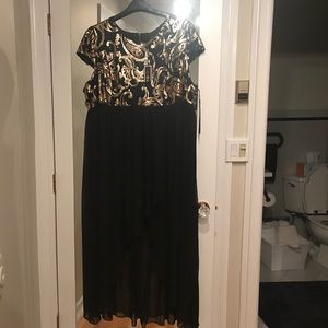 GOURGEOUS - Simplybe Lovedrobe Plus Size 24 high low gown - HOLIDAY OUTFIT READY