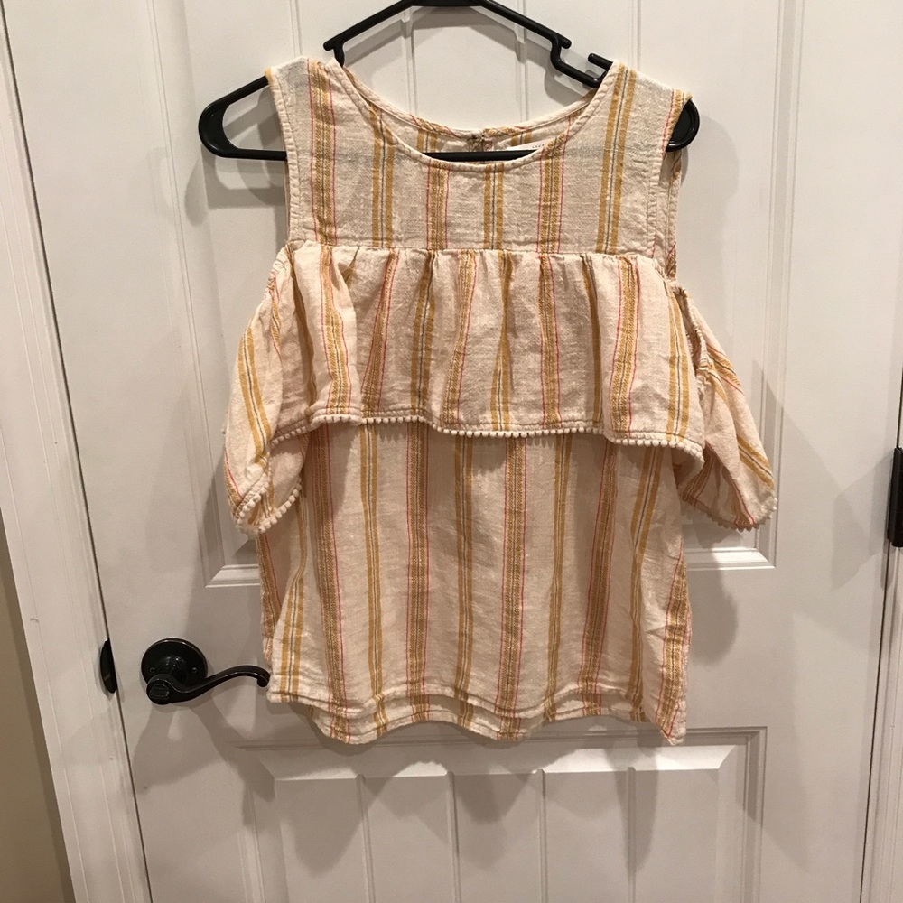 Lauren Conrad Cold Shoulder Top