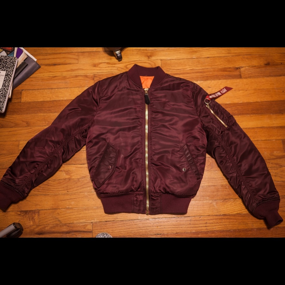 Alpha Industries x UO Slim Fit MA-1 Flight Jacket