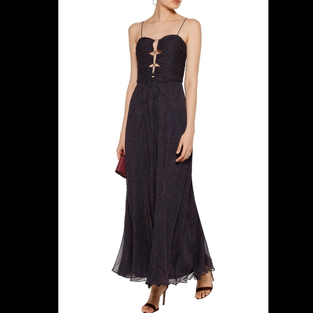 Haute Hippie the Gala Silk Chiffon Gown