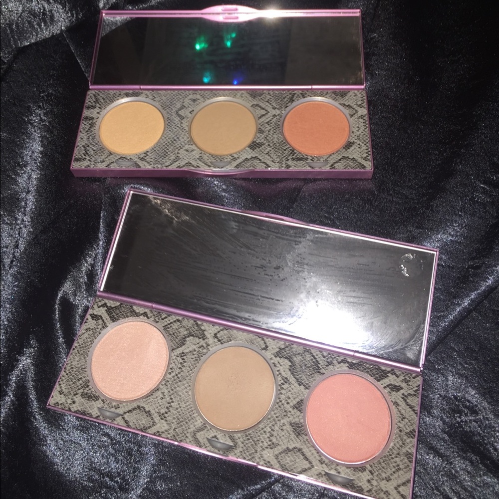 Mally Beauty Shimmer Shape and Glow palettes