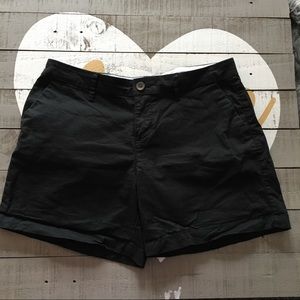 Old Navy Black Chino Shorts