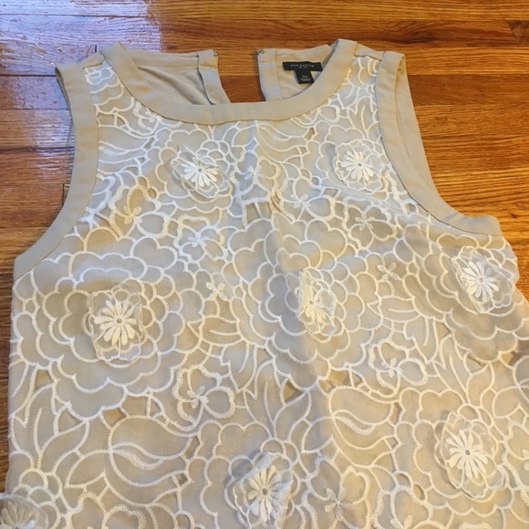 ANN TAYLOR: Size XS, Cream / White Lace - Picture 1 of 3