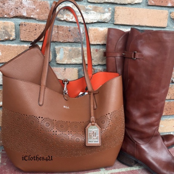 Ralph Lauren Handbags - 🎉Host Pick🎉Ralph Lauren Perforated Tote/Shopper