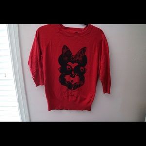 Minnie, cardigan pull over sweater
