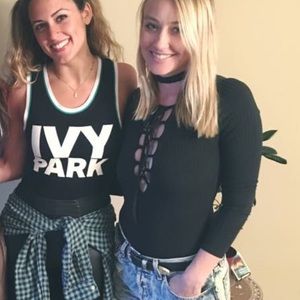 Missguided Black Lace Up Bodysuit