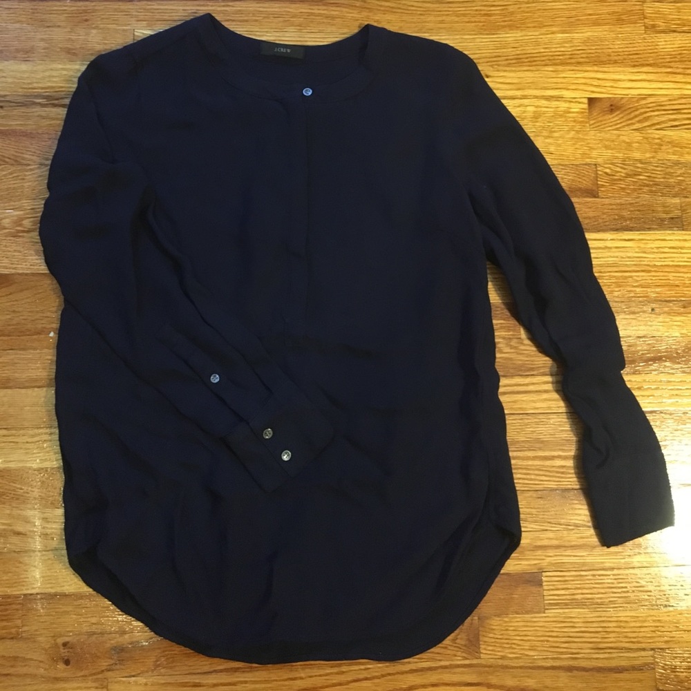 J. CREW: Size Small, Navy Blue long sleeve