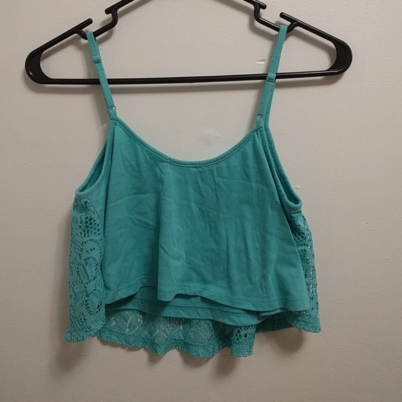 *5 for $20* Charlotte Russe lace crop tank - Picture 4 of 4