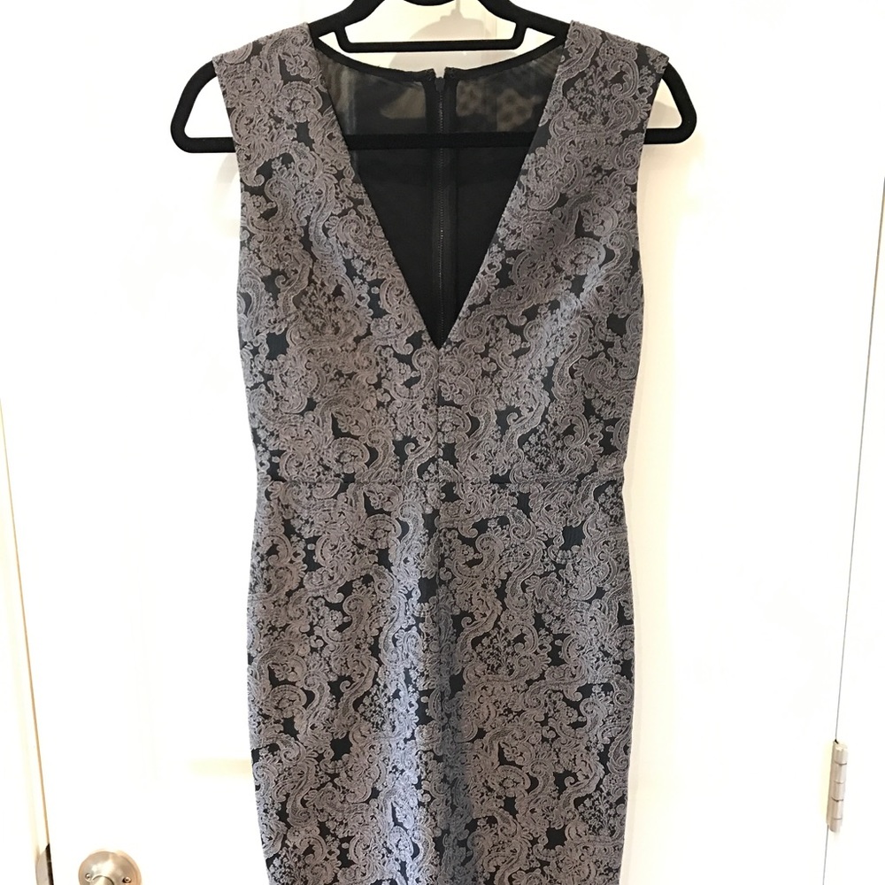Alice + Olivia Gray Pencil Dress