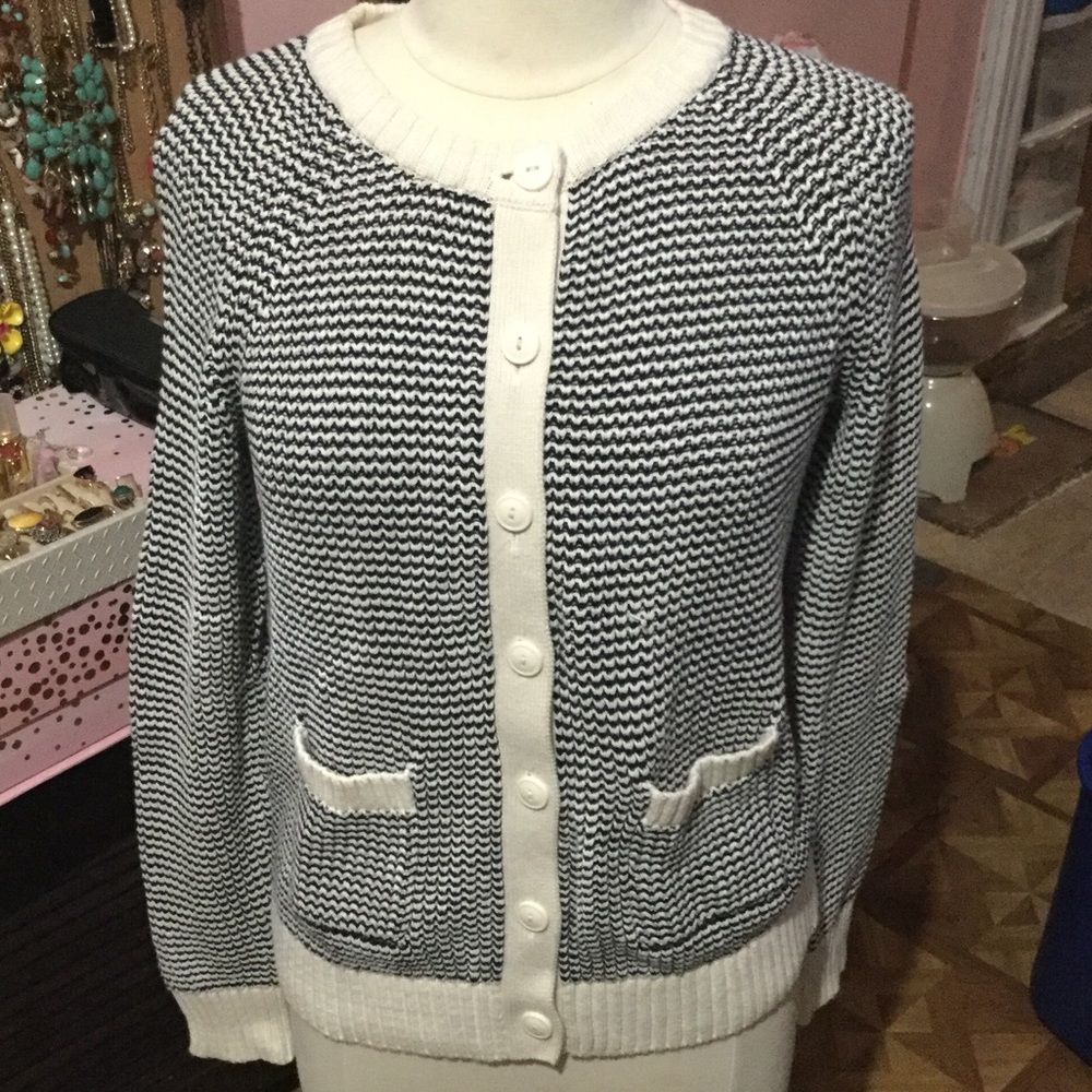 Button down sweater