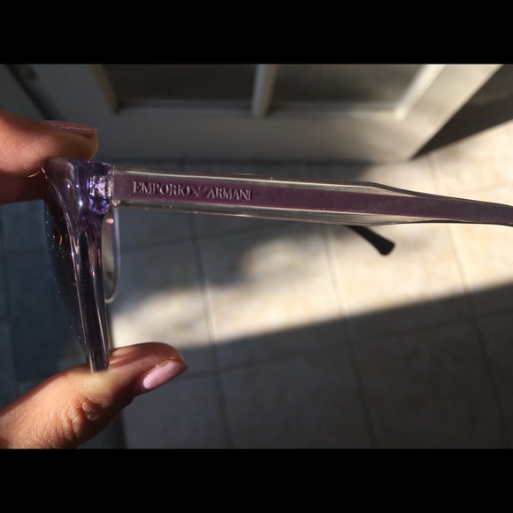 Emporio Armani Purple Semi Cat-Eye EA4003