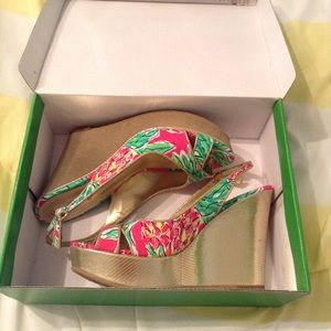 Lilly Pulitzer Ginger wrap wedge
