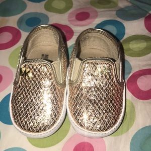 Gold Michael Kors shoes