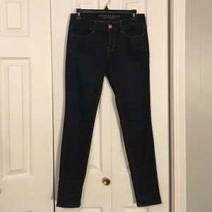 Dark Wash American Eagle Jeggings