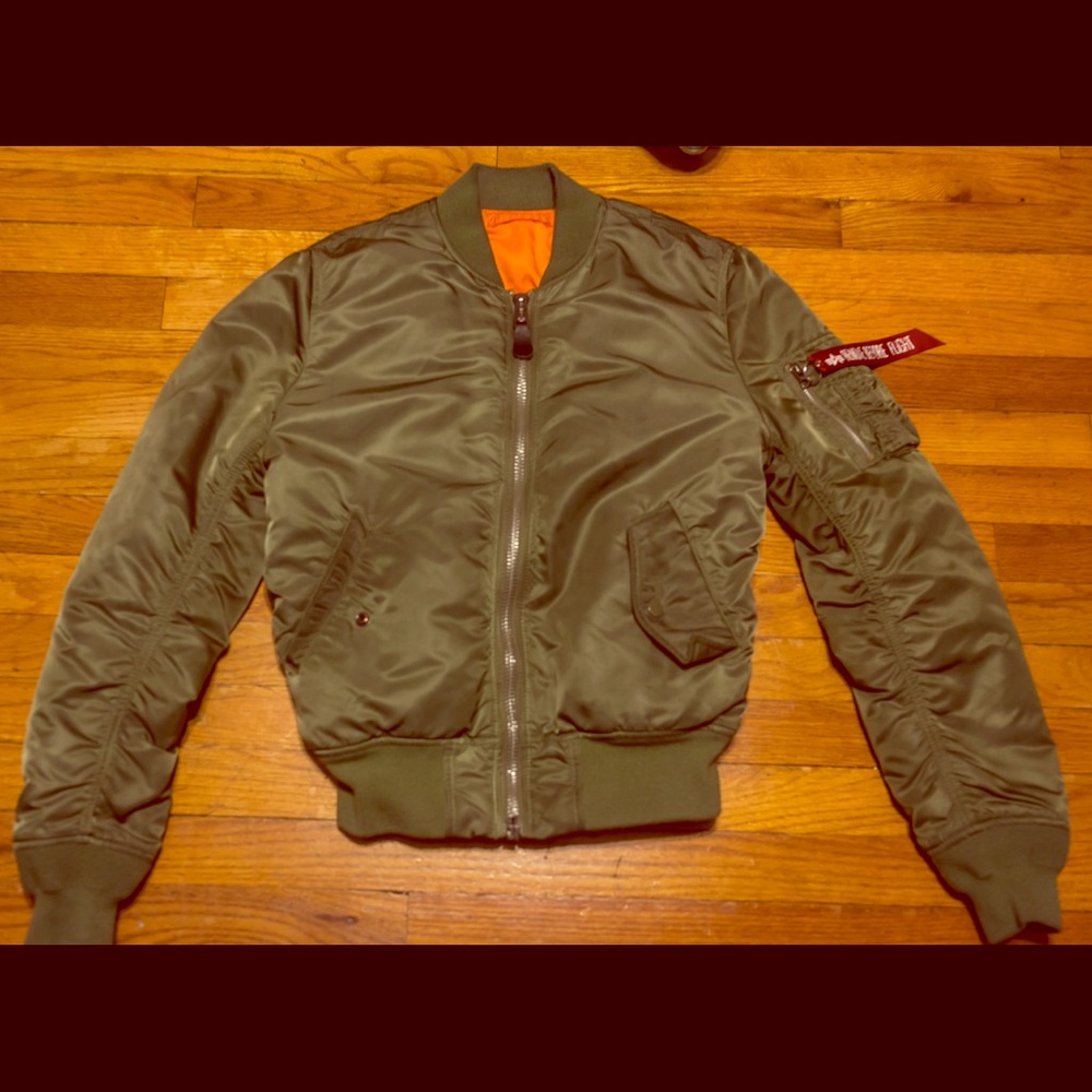 Alpha Industries Slim Fit MA-1 Flight Jacket