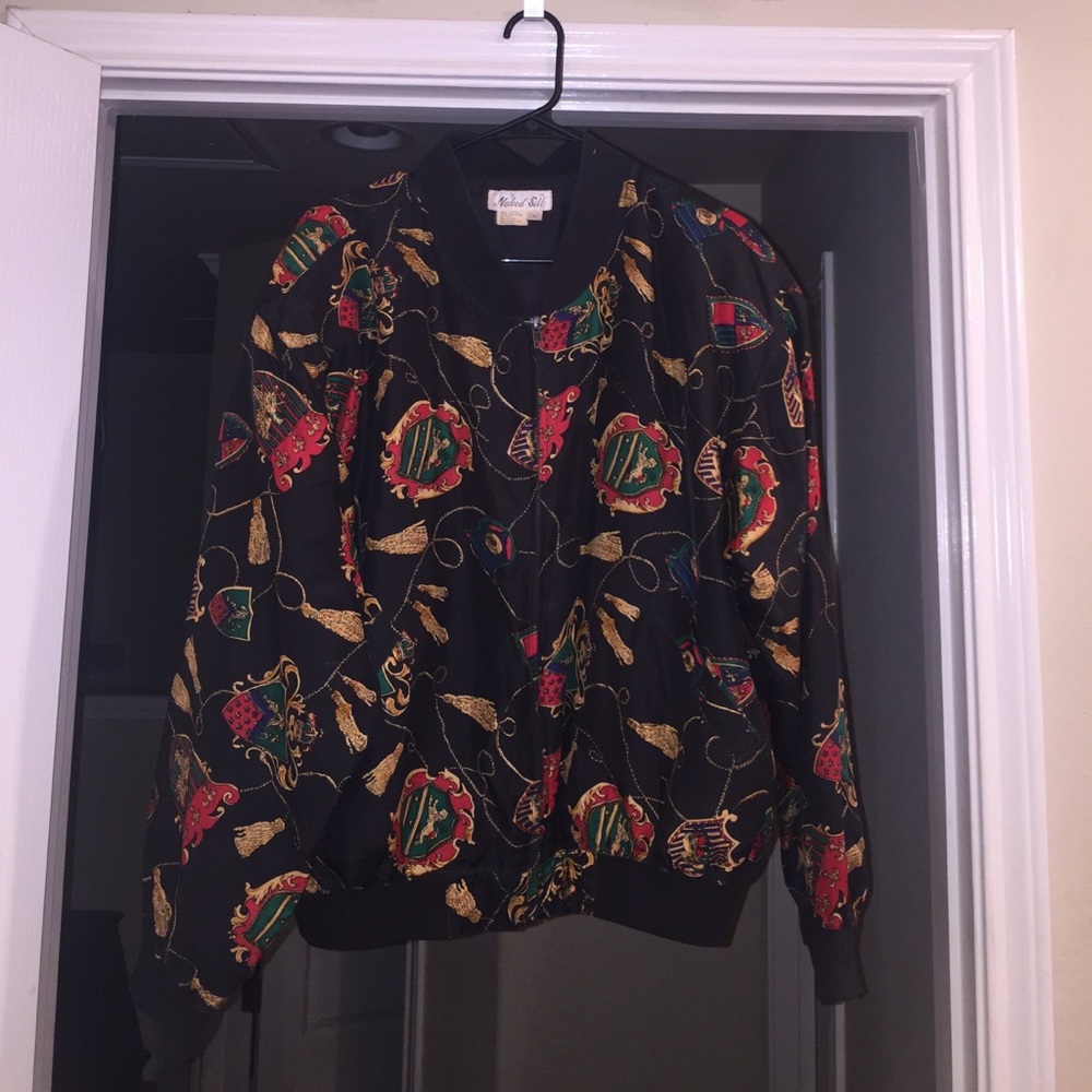 Naked silk jacket