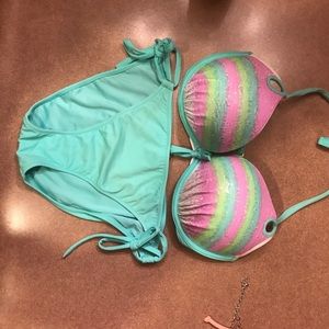 Victoria's Secret Swimsuit Bathing Suit 36D Size L