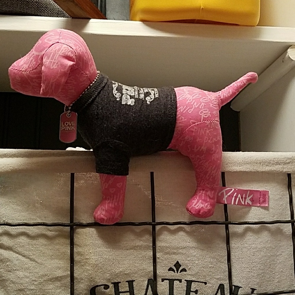 Victoria's Secret pink dog