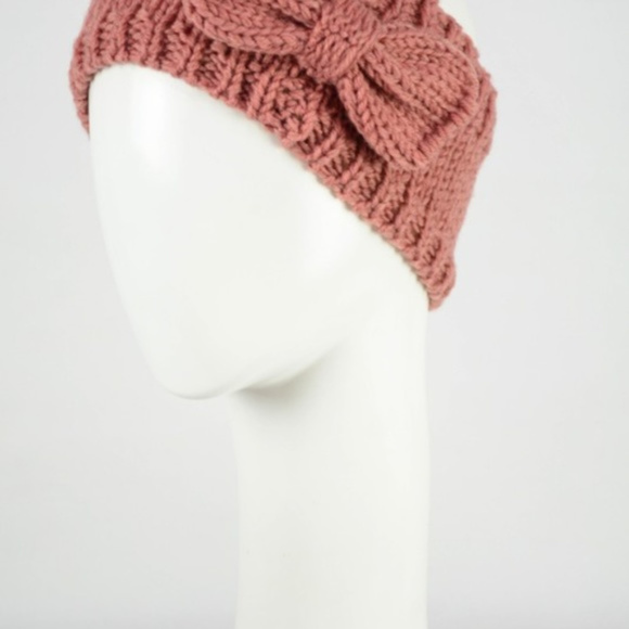 ✨RESTOCKED✨Rose Bow Knit Headband - Picture 3 of 4