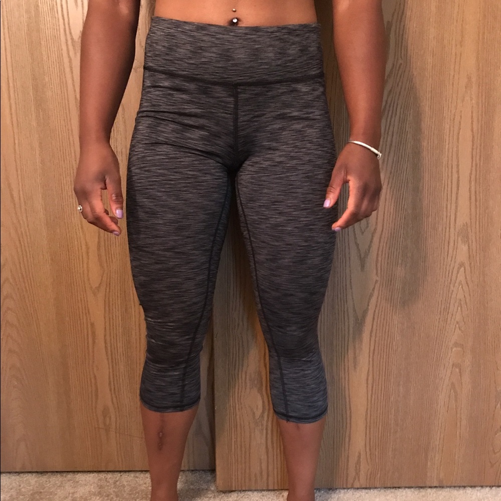 Ideology Gray Workout Crops
