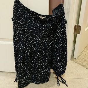 Off the shoulder babydoll top