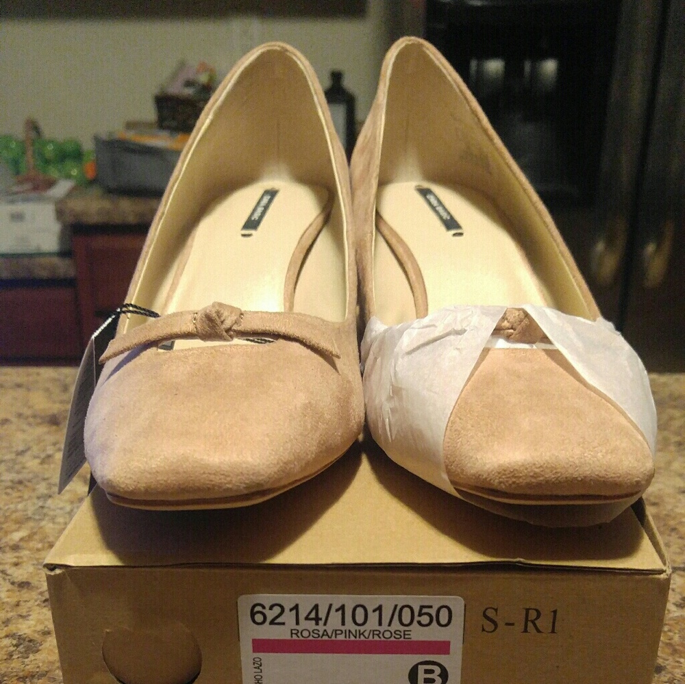 Zara Rose Blush Pumps size 7.5