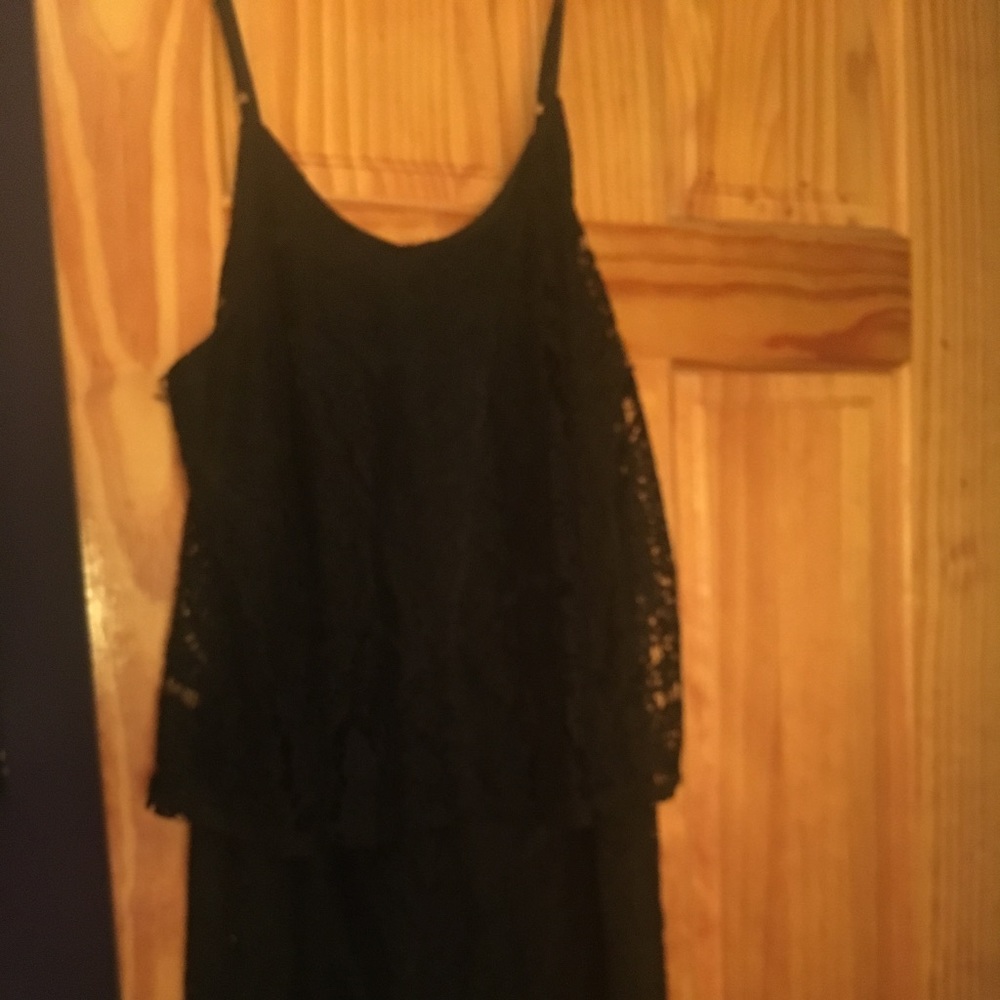 Lace Black Romper-new no tags