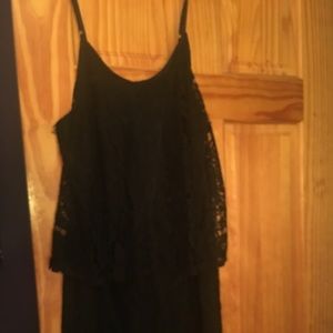 Lace Black Romper-new no tags