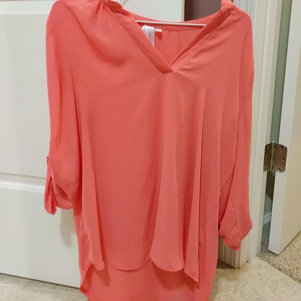 Coral Blouse